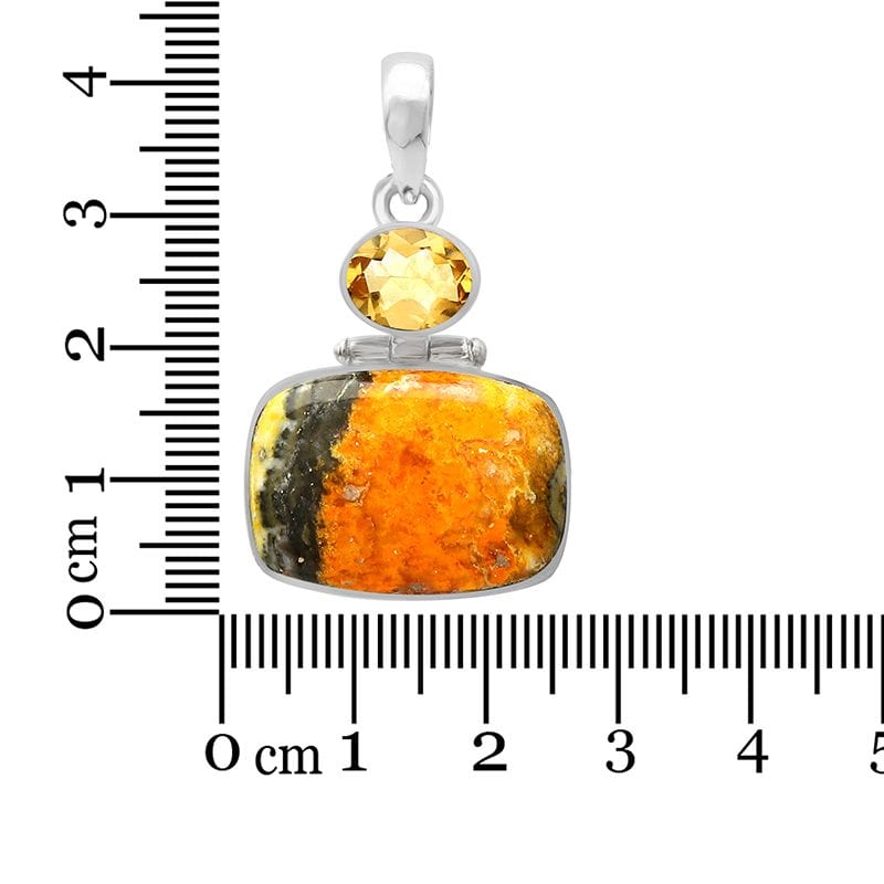 Bumblebee discount Jasper & Citrine Crystal Pendant