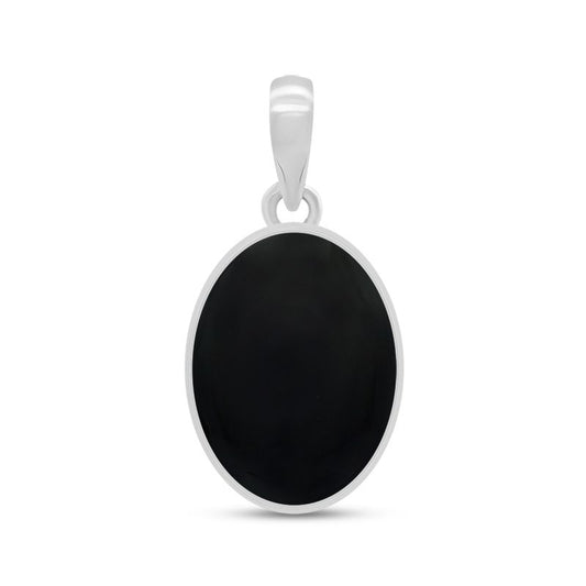 Black Onyx Sterling Silver Pendant