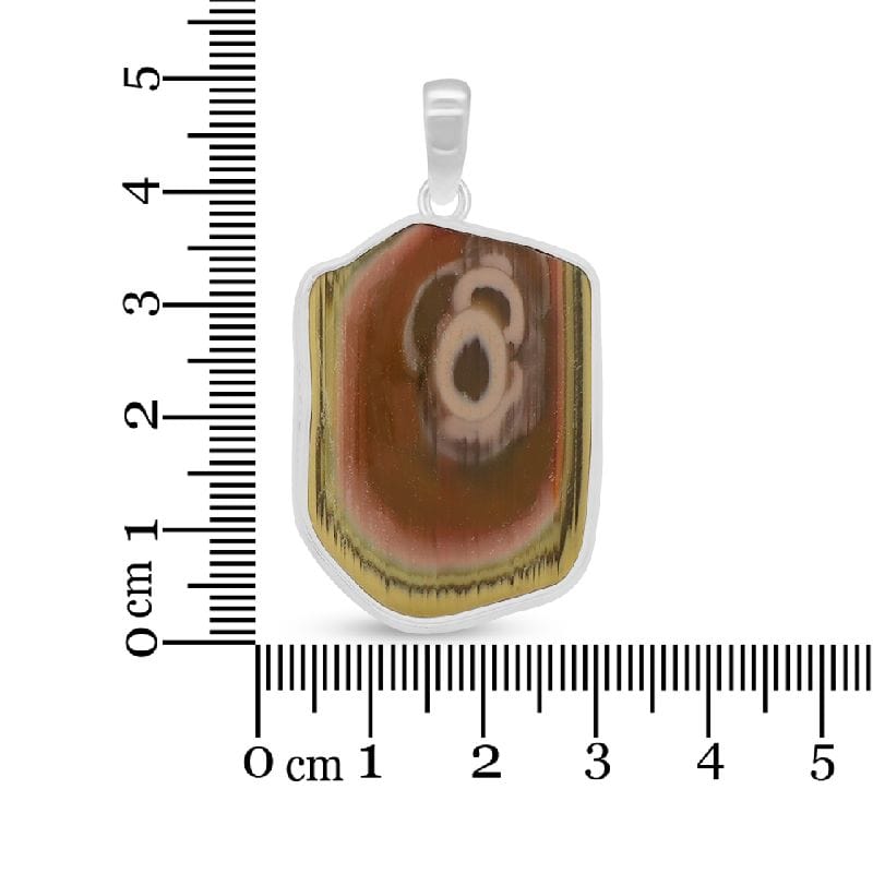 Imperial Jasper Sterling Silver Pendant