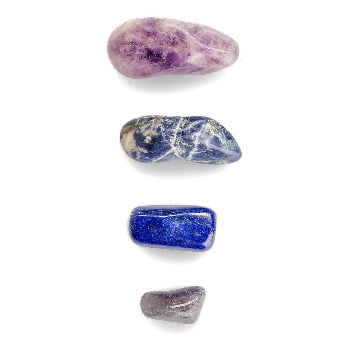 Third-Eye Chakra Bundle: Amethyst, Sodalite, Lapis Lazuli, Iolite