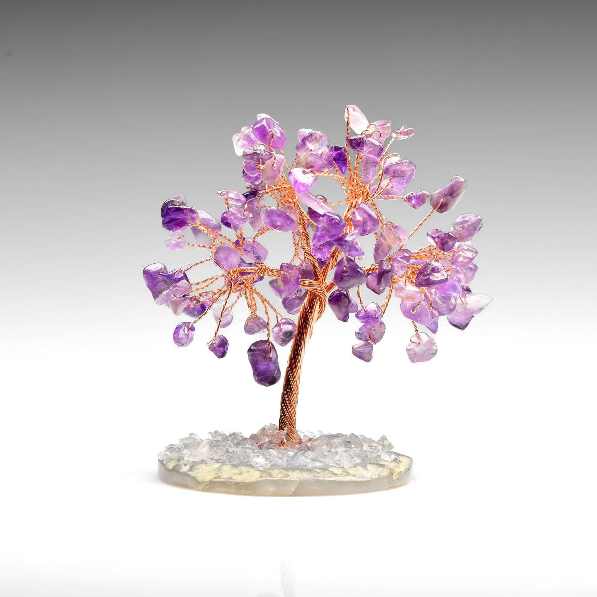 healing crystals: amethyst gem tree